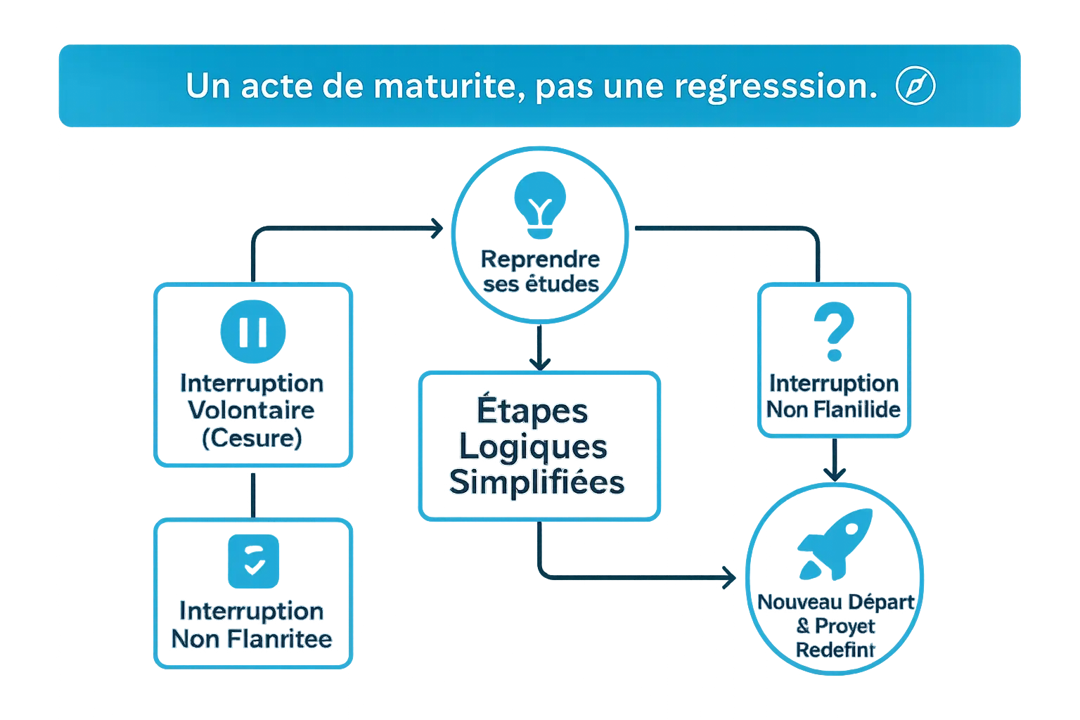 Étudiante adulte consultant des livres dans une bibliothèque universitaire, symbolisant la reprise d'études.